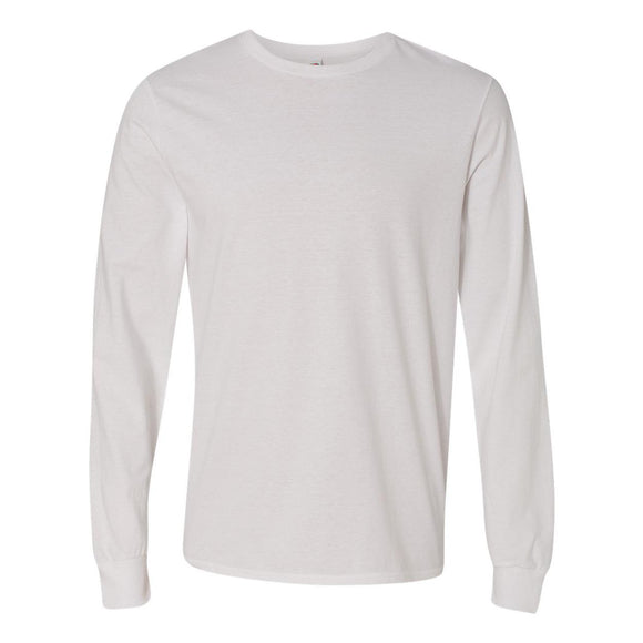 SFLR Fruit of the Loom Sofspun® Long Sleeve T-Shirt White