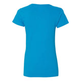 5V00L Gildan Heavy Cotton™ Women’s V-Neck T-Shirt Sapphire