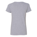 5V00L Gildan Heavy Cotton™ Women’s V-Neck T-Shirt Sport Grey