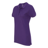 82800L Gildan Premium Cotton® Women's Double Piqué Polo Purple