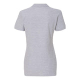 82800L Gildan Premium Cotton® Women's Double Piqué Polo Sport Grey