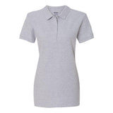 82800L Gildan Premium Cotton® Women's Double Piqué Polo Sport Grey