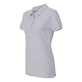 82800L Gildan Premium Cotton® Women's Double Piqué Polo Sport Grey