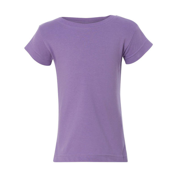 3316 Rabbit Skins Toddler Girls Fine Jersey Tee Lavender