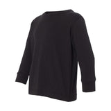 3302 Rabbit Skins Toddler Fine Jersey Long Sleeve Tee Black