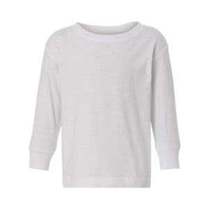 3302 Rabbit Skins Toddler Fine Jersey Long Sleeve Tee White