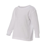 3302 Rabbit Skins Toddler Fine Jersey Long Sleeve Tee White