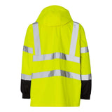 RWJ102-103 Kishigo Storm Cover Waterproof Rain Jacket Lime