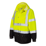 RWJ102-103 Kishigo Storm Cover Waterproof Rain Jacket Lime