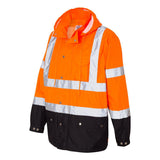 RWJ102-103 Kishigo Storm Cover Waterproof Rain Jacket Orange