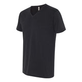 6440 Next Level Unisex Sueded V-Neck T-Shirt Black