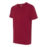 6440 Next Level Unisex Sueded V-Neck T-Shirt Cardinal