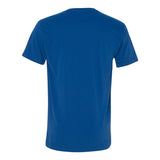 6440 Next Level Unisex Sueded V-Neck T-Shirt Cool Blue