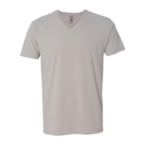 6440 Next Level Unisex Sueded V-Neck T-Shirt Light Grey