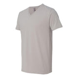 6440 Next Level Unisex Sueded V-Neck T-Shirt Light Grey