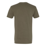 6440 Next Level Unisex Sueded V-Neck T-Shirt Military Green