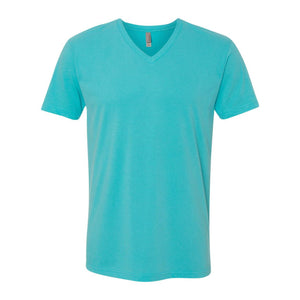 6440 Next Level Unisex Sueded V-Neck T-Shirt Tahiti Blue