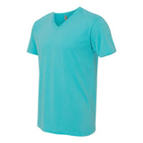 6440 Next Level Unisex Sueded V-Neck T-Shirt Tahiti Blue