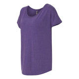 6760 Next Level Women’s Triblend Dolman T-Shirt Purple Rush