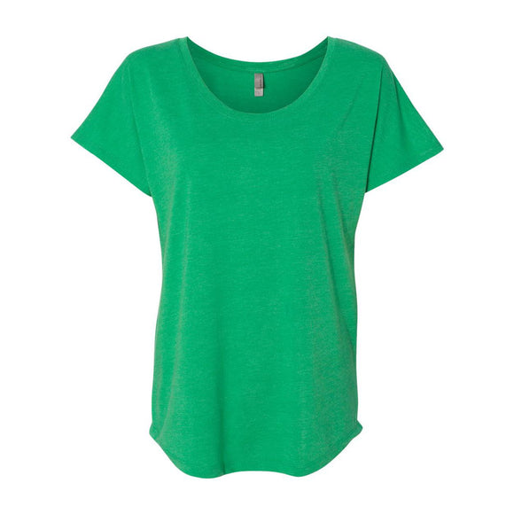 6760 Next Level Women’s Triblend Dolman T-Shirt Envy