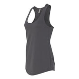 6933 Next Level Women’s Lightweight French Terry Racerback Tank Dark Grey