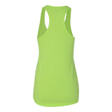 6933 Next Level Women’s Lightweight French Terry Racerback Tank Neon Heather Green