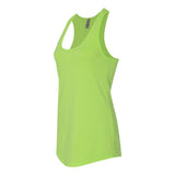 6933 Next Level Women’s Lightweight French Terry Racerback Tank Neon Heather Green