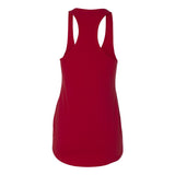 6933 Next Level Women’s Lightweight French Terry Racerback Tank Red