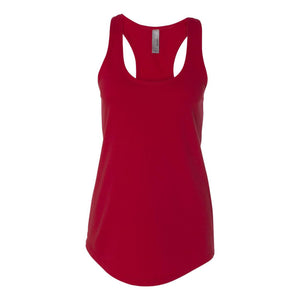 6933 Next Level Women’s Lightweight French Terry Racerback Tank Red