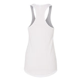 6933 Next Level Women’s Lightweight French Terry Racerback Tank White