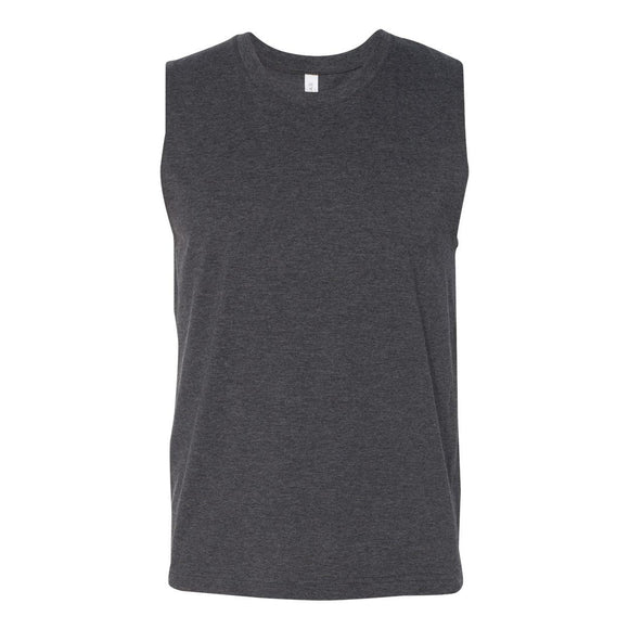 3483 BELLA + CANVAS Jersey Muscle Tank Dark Grey Heather