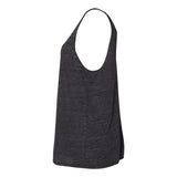 8838 BELLA + CANVAS Women's Slouchy Tank Charcoal Black Slub