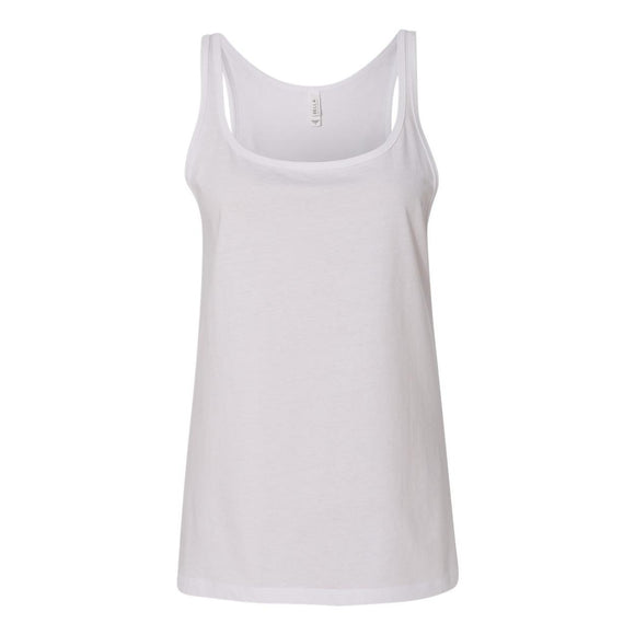 6488 BELLA + CANVAS Women’s Relaxed Jersey Tank White