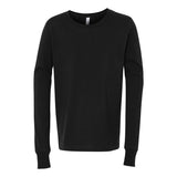 3501Y BELLA + CANVAS Youth Jersey Long Sleeve Tee Black