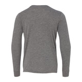 3501Y BELLA + CANVAS Youth Jersey Long Sleeve Tee Grey Triblend