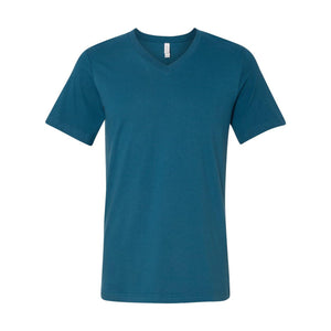 3005 BELLA + CANVAS Jersey V-Neck Tee Deep Teal