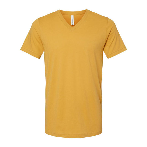 3005 BELLA + CANVAS Jersey V-Neck Tee Mustard