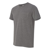 3021 BELLA + CANVAS Jersey Pocket Tee Deep Heather