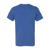 3021 BELLA + CANVAS Jersey Pocket Tee Heather True Royal/ Navy