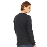 3501 BELLA + CANVAS Unisex Jersey Long Sleeve Tee Dark Grey