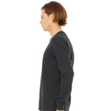 3501 BELLA + CANVAS Unisex Jersey Long Sleeve Tee Dark Grey