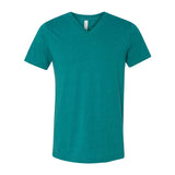 3415 BELLA + CANVAS Triblend V-Neck Short Sleeve Tee Teal Triblend