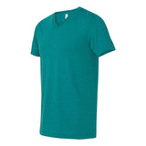 3415 BELLA + CANVAS Triblend V-Neck Short Sleeve Tee Teal Triblend