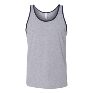 3480 BELLA + CANVAS Jersey Tank Athletic Heather/ Navy