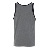 3480 BELLA + CANVAS Jersey Tank Deep Heather/ Black