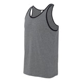 3480 BELLA + CANVAS Jersey Tank Deep Heather/ Black