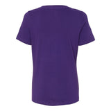 6405 BELLA + CANVAS Women’s Relaxed Jersey V-Neck Tee Team Purple