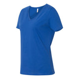 6405 BELLA + CANVAS Women’s Relaxed Jersey V-Neck Tee True Royal