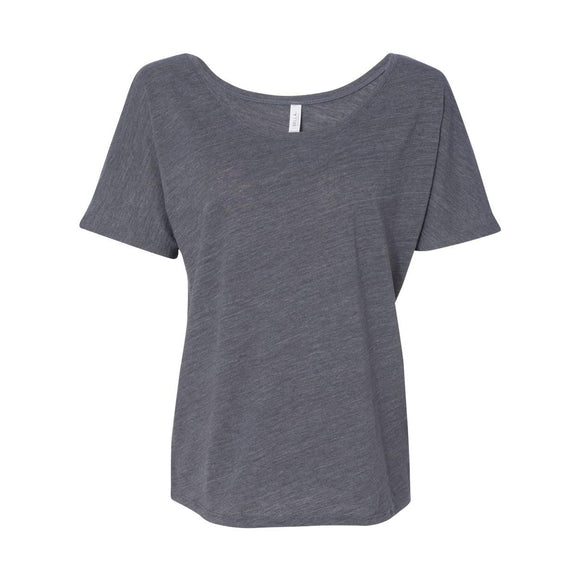 8816 BELLA + CANVAS Women’s Slouchy Tee Asphalt Slub