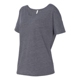 8816 BELLA + CANVAS Women’s Slouchy Tee Asphalt Slub